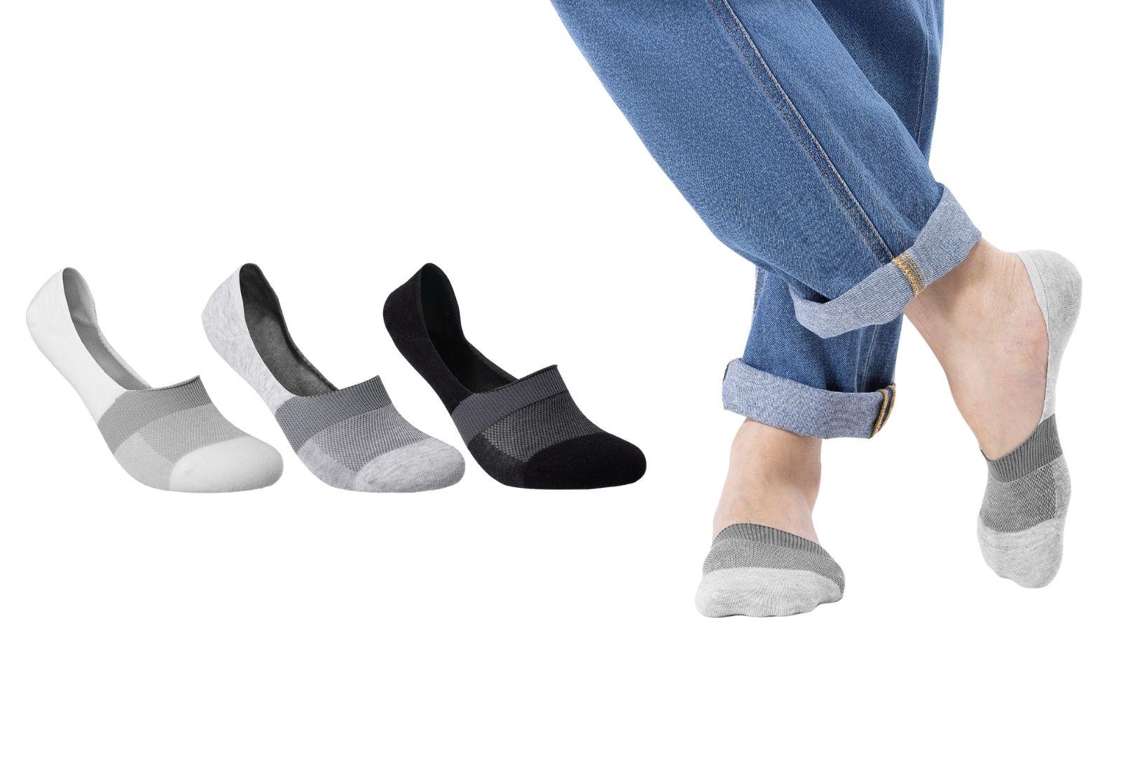 Pack 3 Tất lười No show Nam