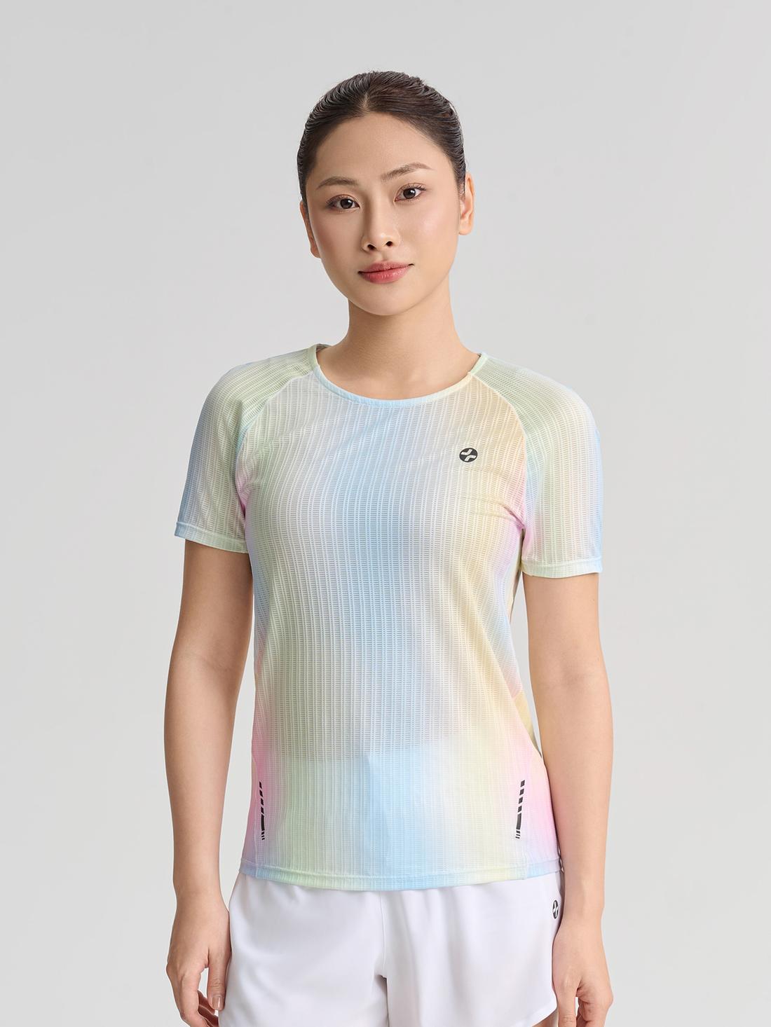 Tshirt chạy bộ nữ AirFlow Exdry Ombre - undefined