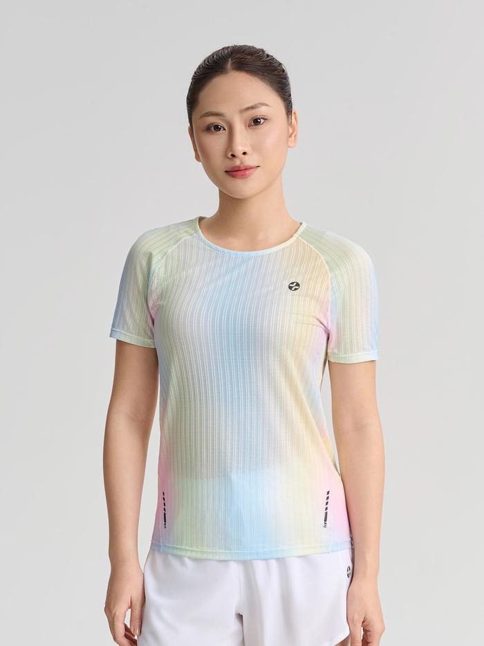 Tshirt chạy bộ nữ AirFlow Exdry Ombre - undefined