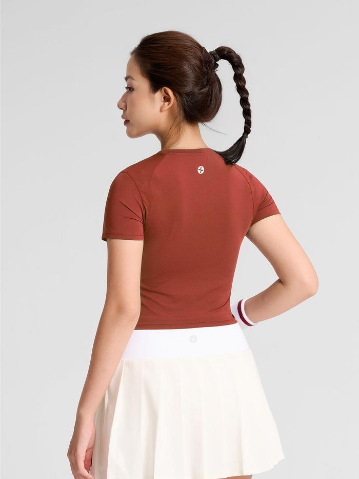 Áo Croptop Pickleball Volley Essentials - undefined