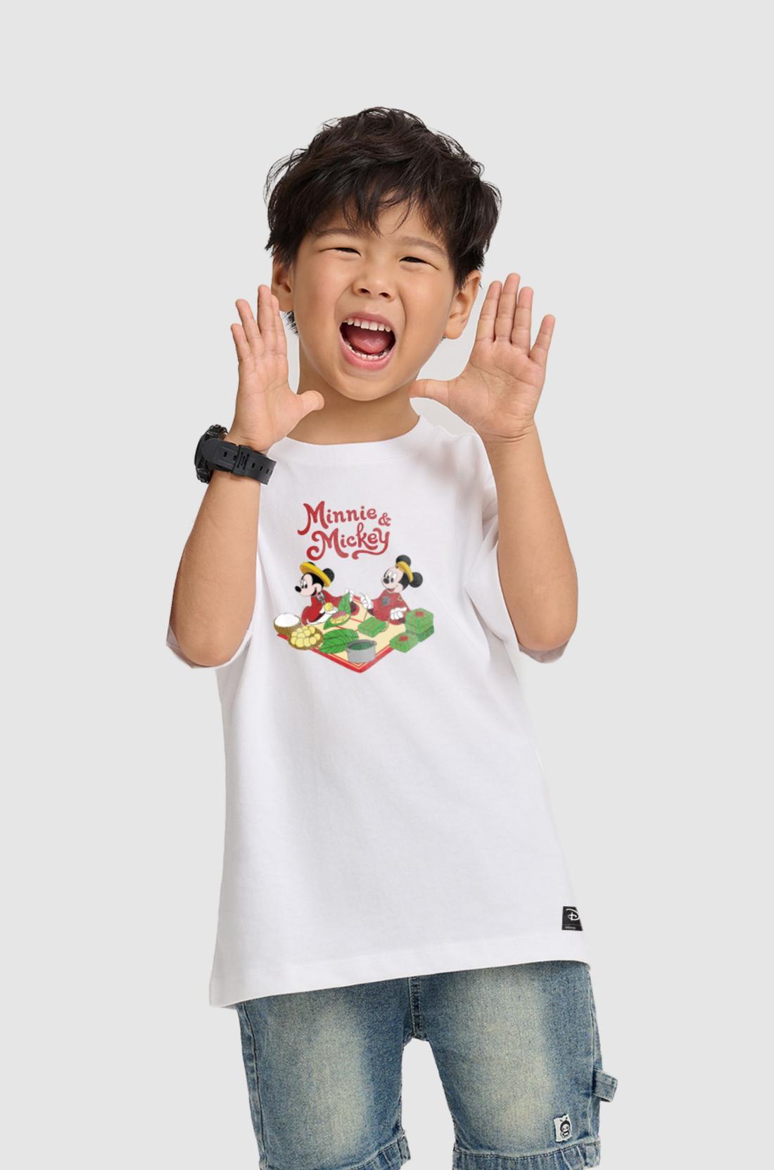 Áo Thun trẻ em Mickey & Minnie Gói Bánh - undefined