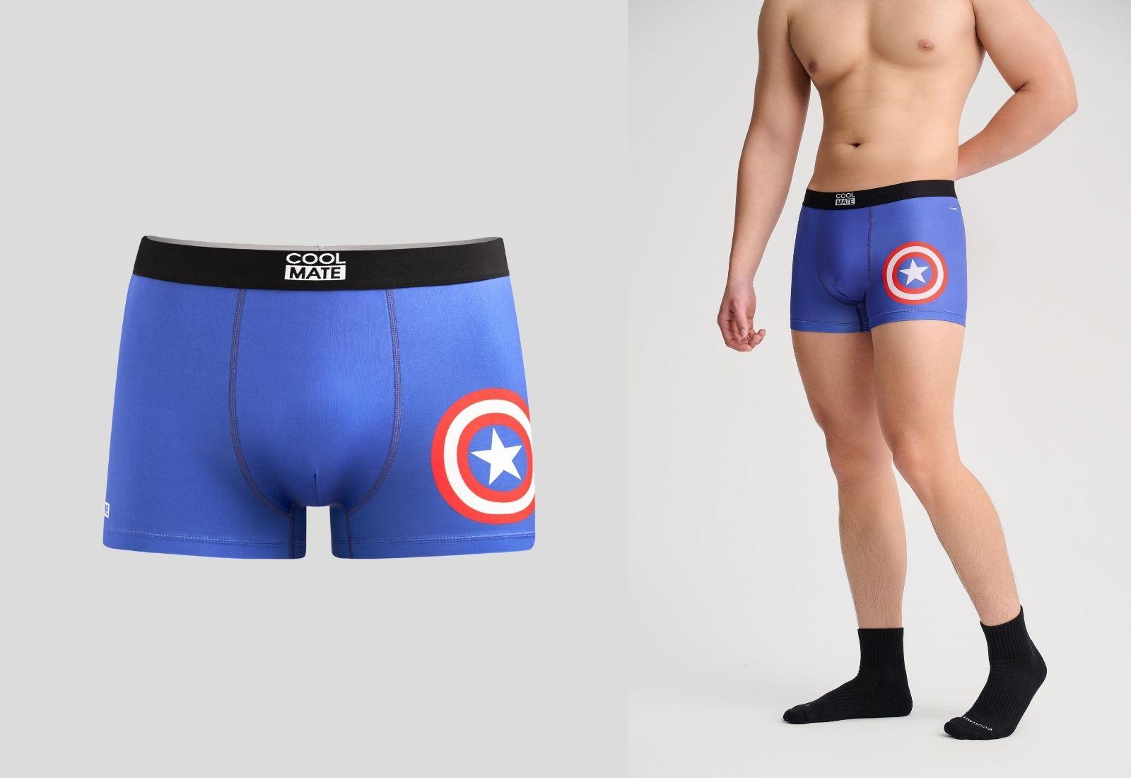 Quần Lót Nam Trunk Captain America