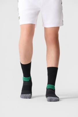 Tất Pickleball Nam Cổ Trung Court Black - undefined