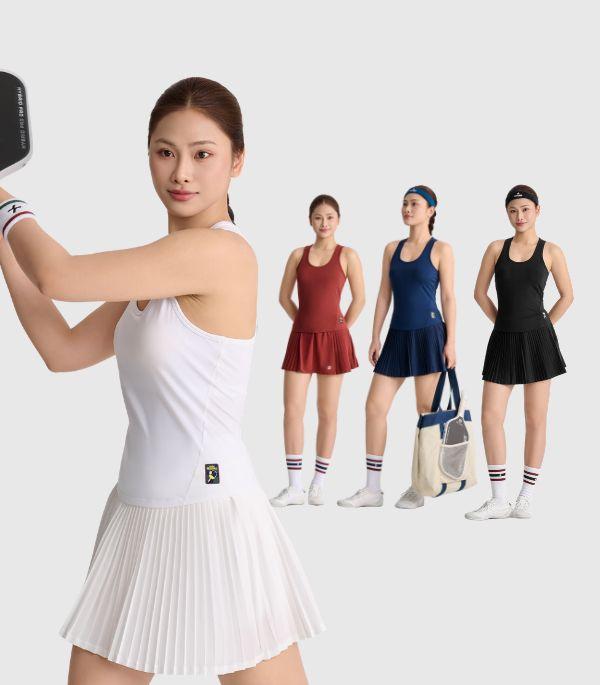 Tập luyện pickleball, tennis và mặc thường ngày