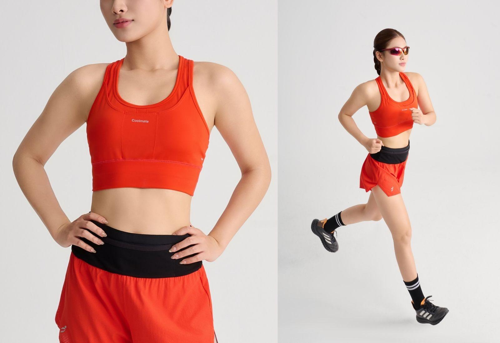 Áo Bra chạy bộ Medium Support