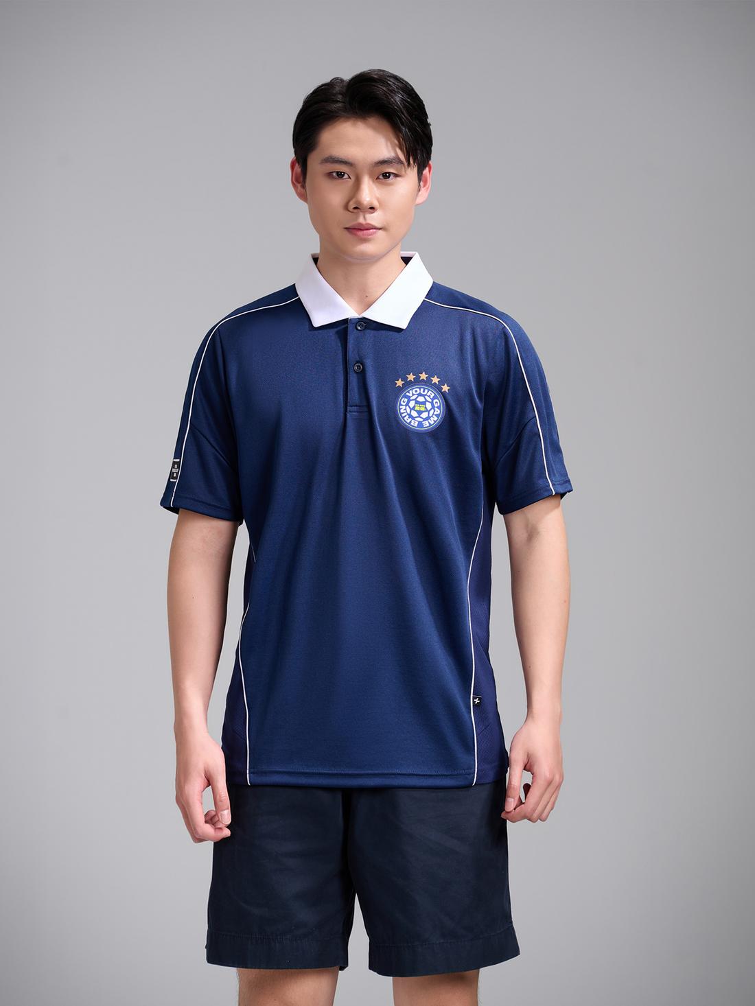 Áo polo nam phối bo cổ Exdry Performance World Cup - undefined