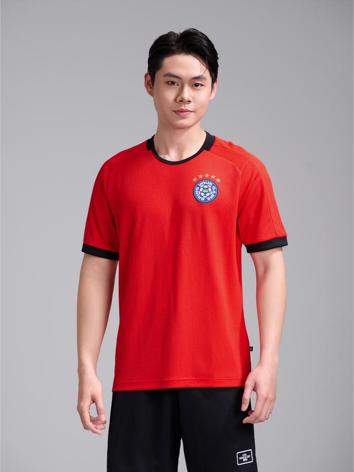 Áo thun nam phối bo cổ Exdry Performance World Cup - undefined