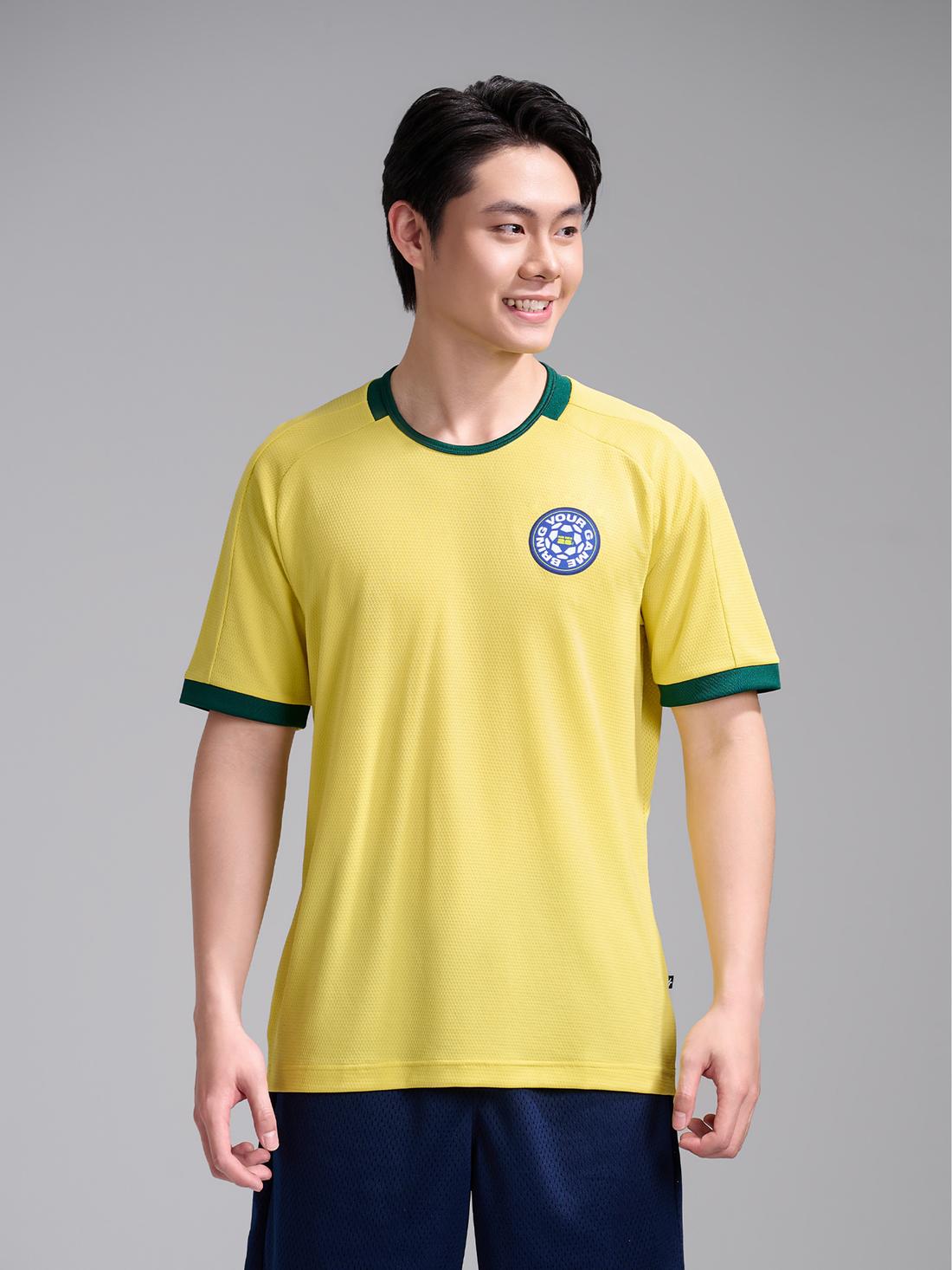 Áo thun nam phối bo cổ Exdry Performance World Cup - undefined