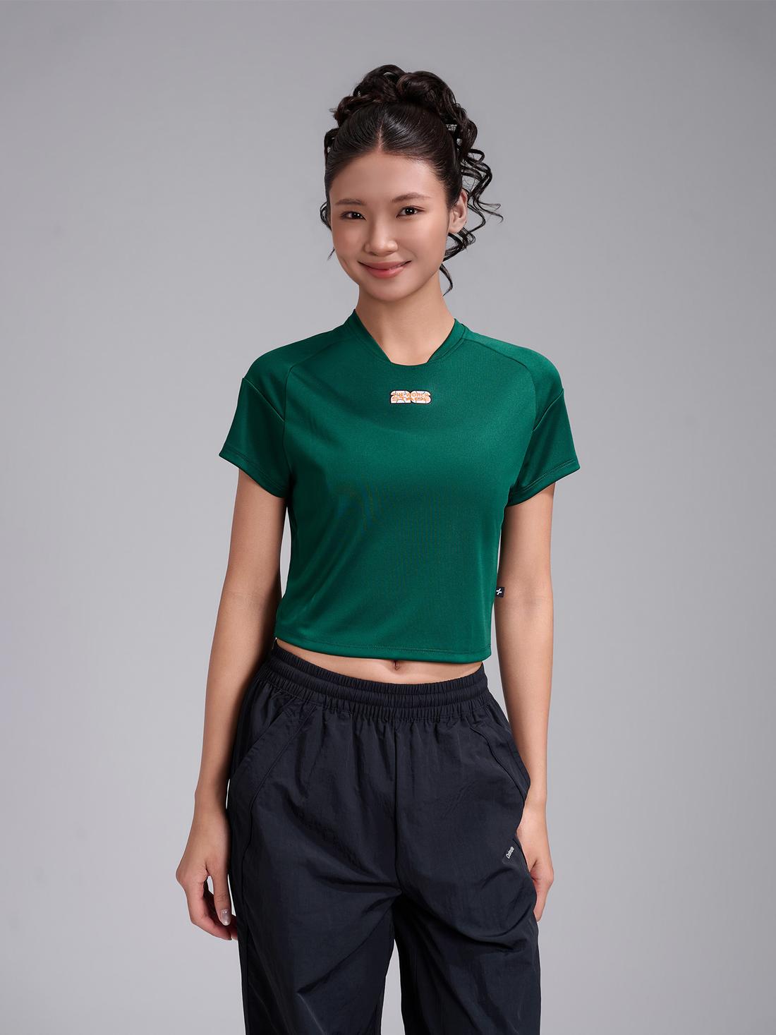 Áo crop cổ V Exdry ProActive World Cup - undefined