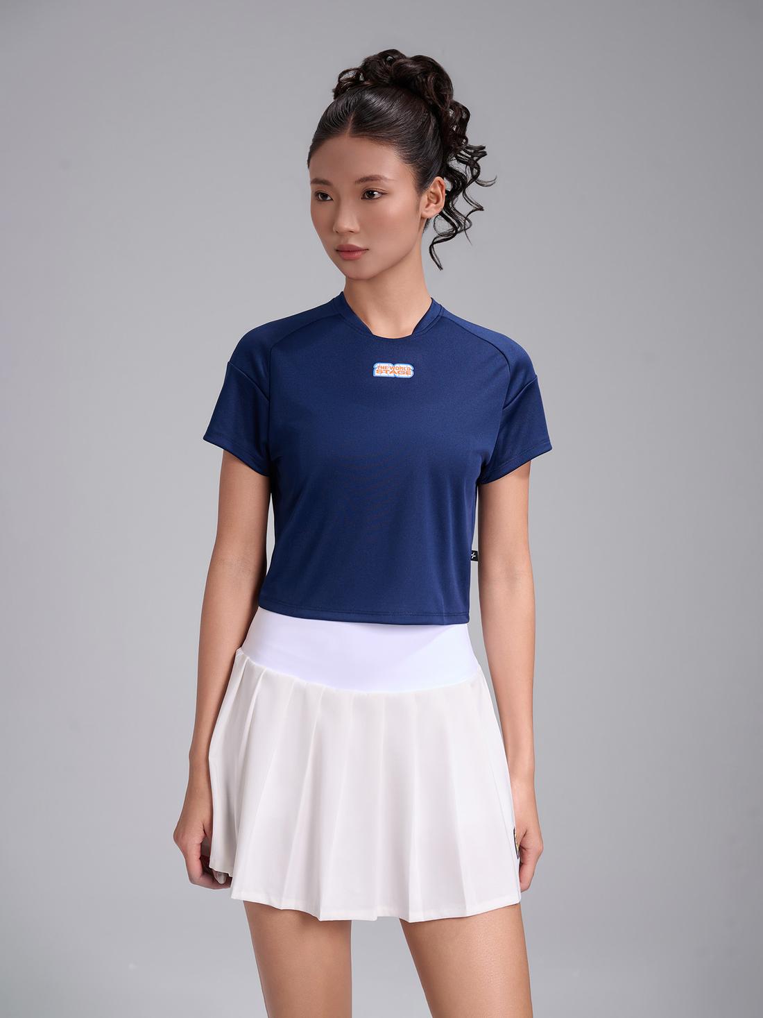 Áo crop cổ V Exdry ProActive World Cup - undefined