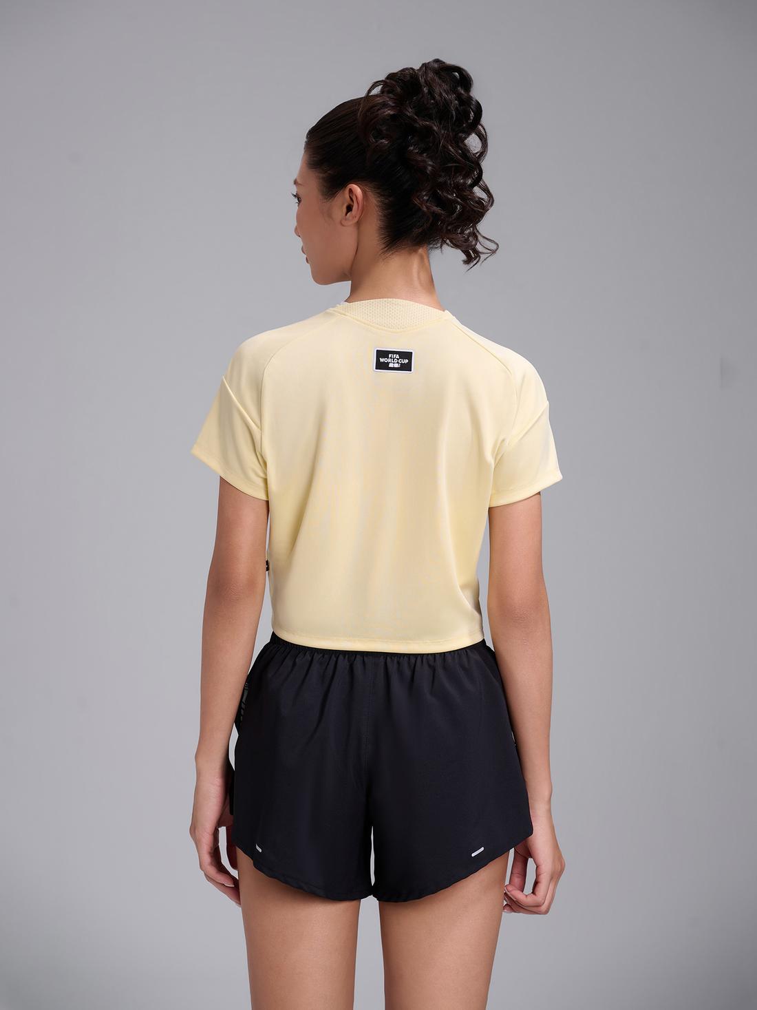 Áo crop cổ V Exdry ProActive World Cup - undefined