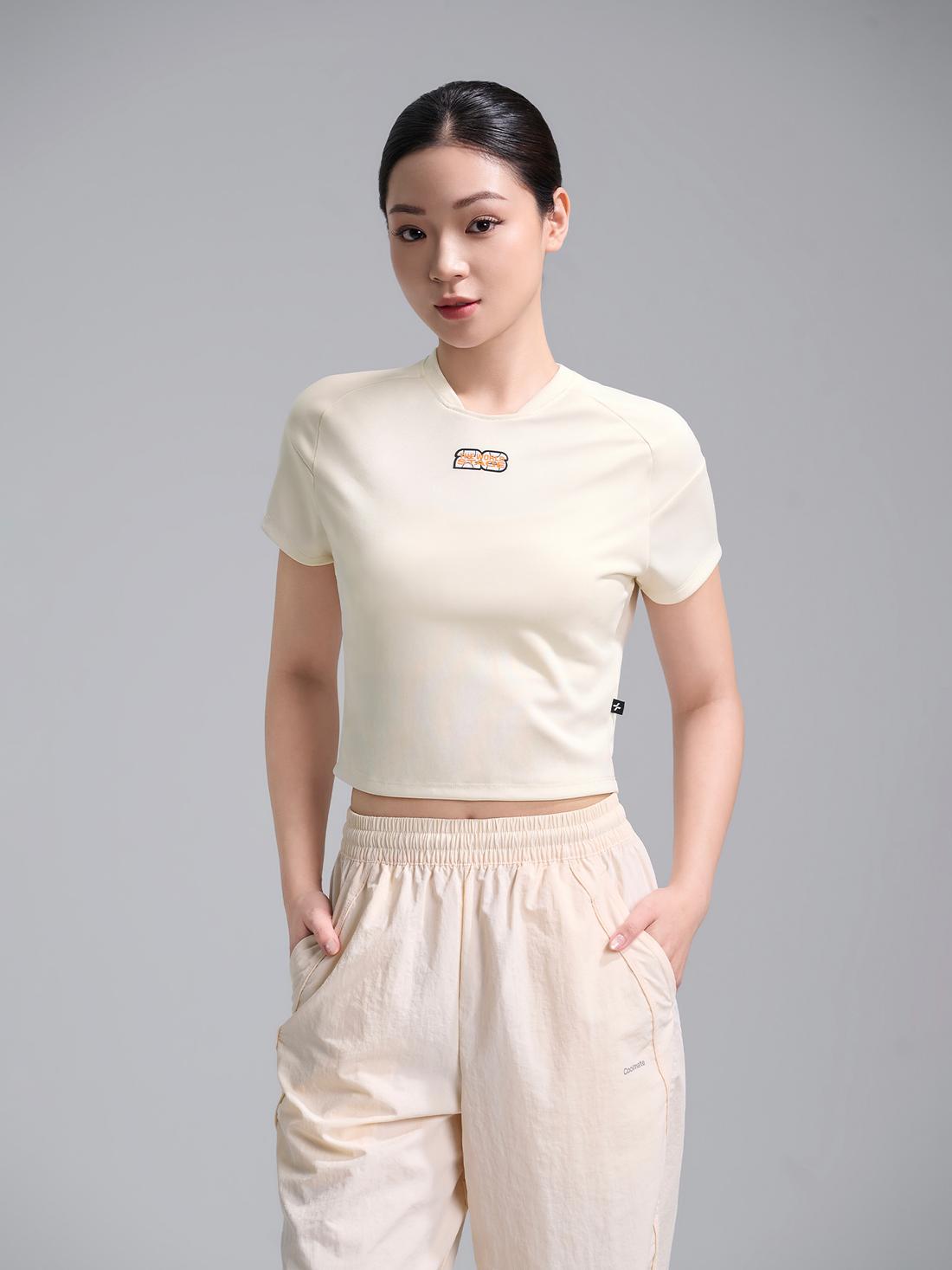 Áo crop cổ V Exdry ProActive World Cup - undefined