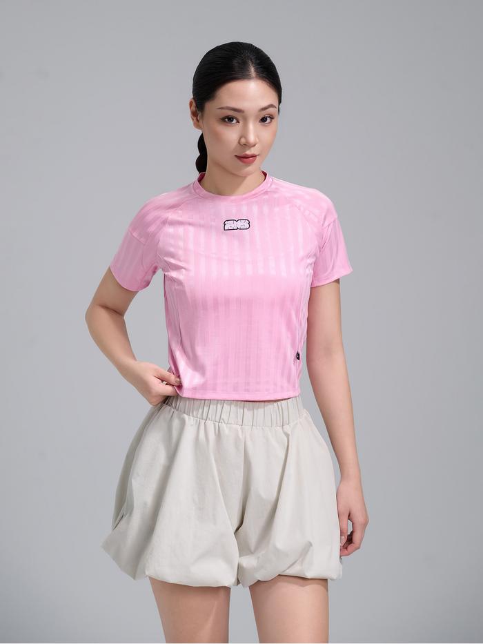 Áo crop Jacquard Motion Exdry ProActive World Cup - undefined