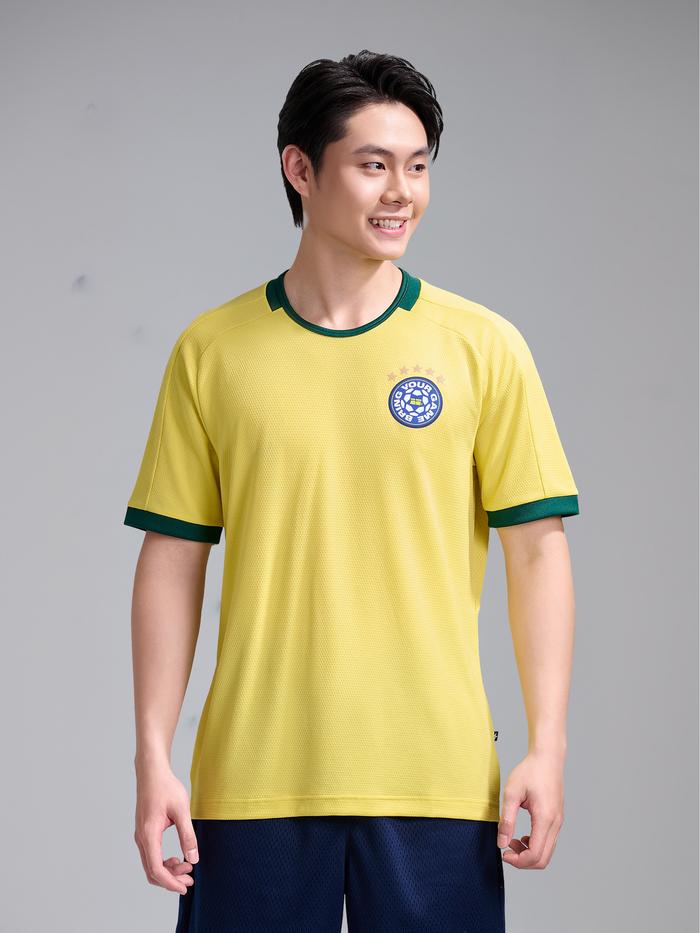 Áo thun nam phối bo cổ Exdry Performance World Cup - undefined