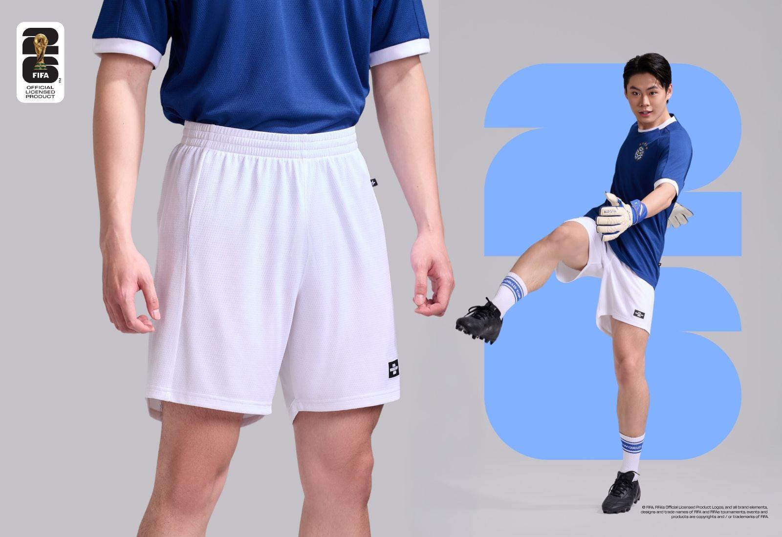 Quần shorts nam logo basic Exdry ProActive World Cup
