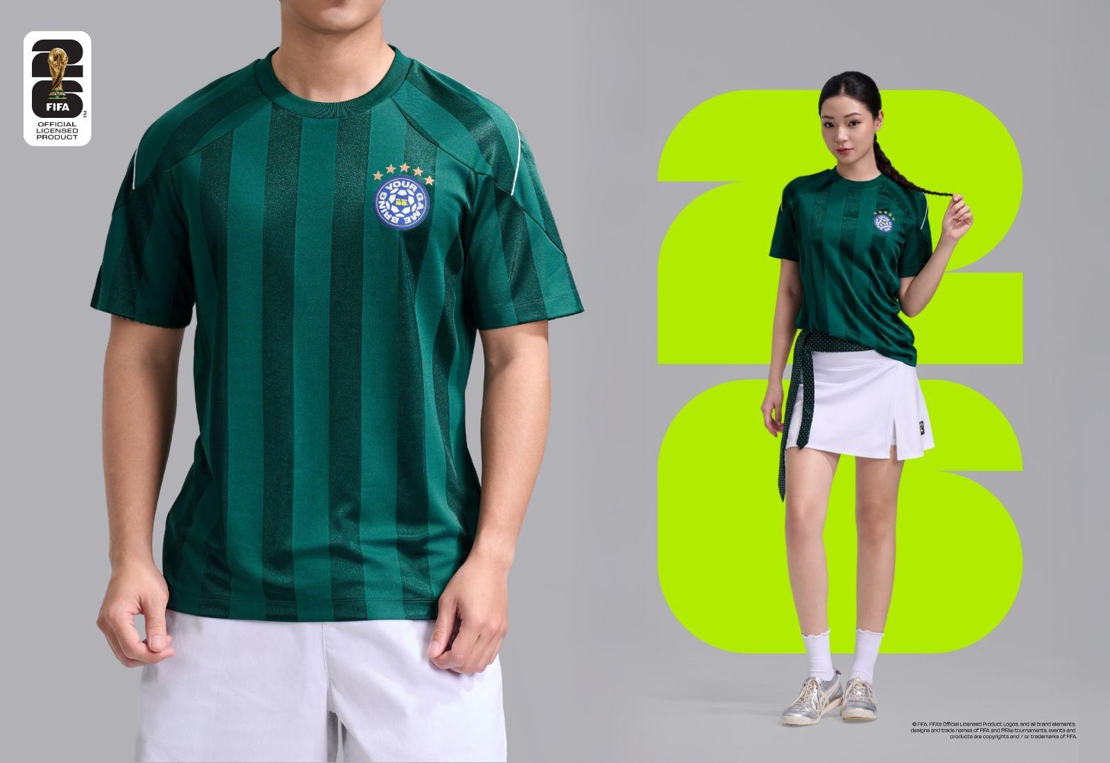 Áo thun cổ tròn Exdry Peformance World Cup