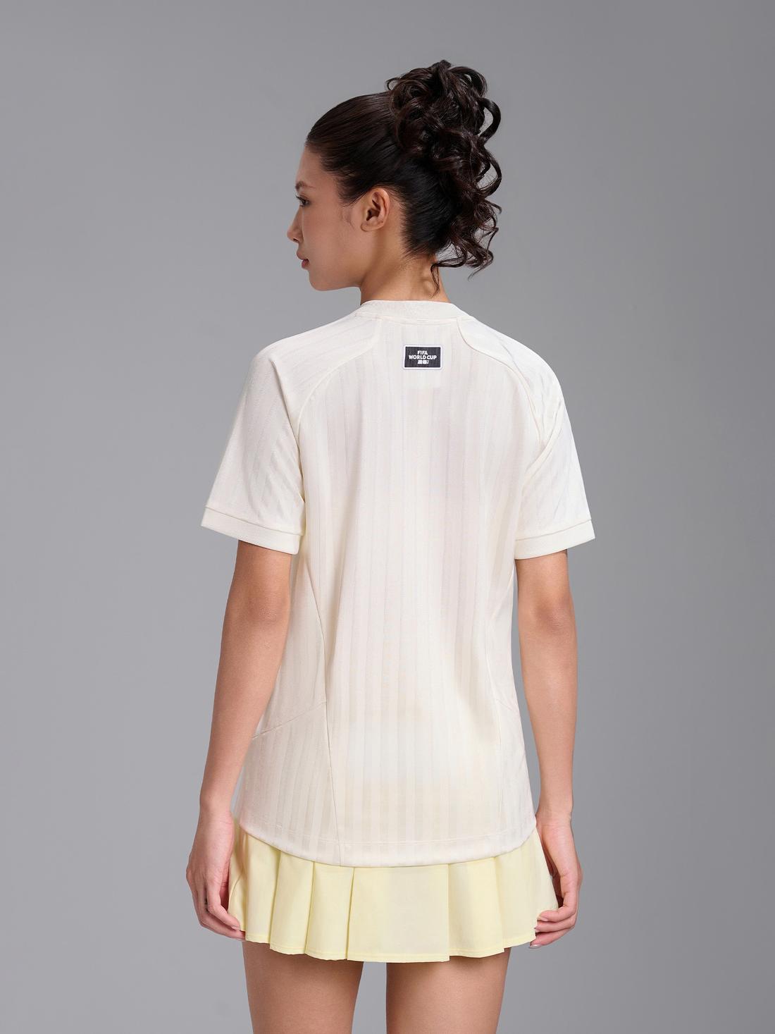 Áo thun cổ V Jacquard Exdry Peformance World Cup - undefined