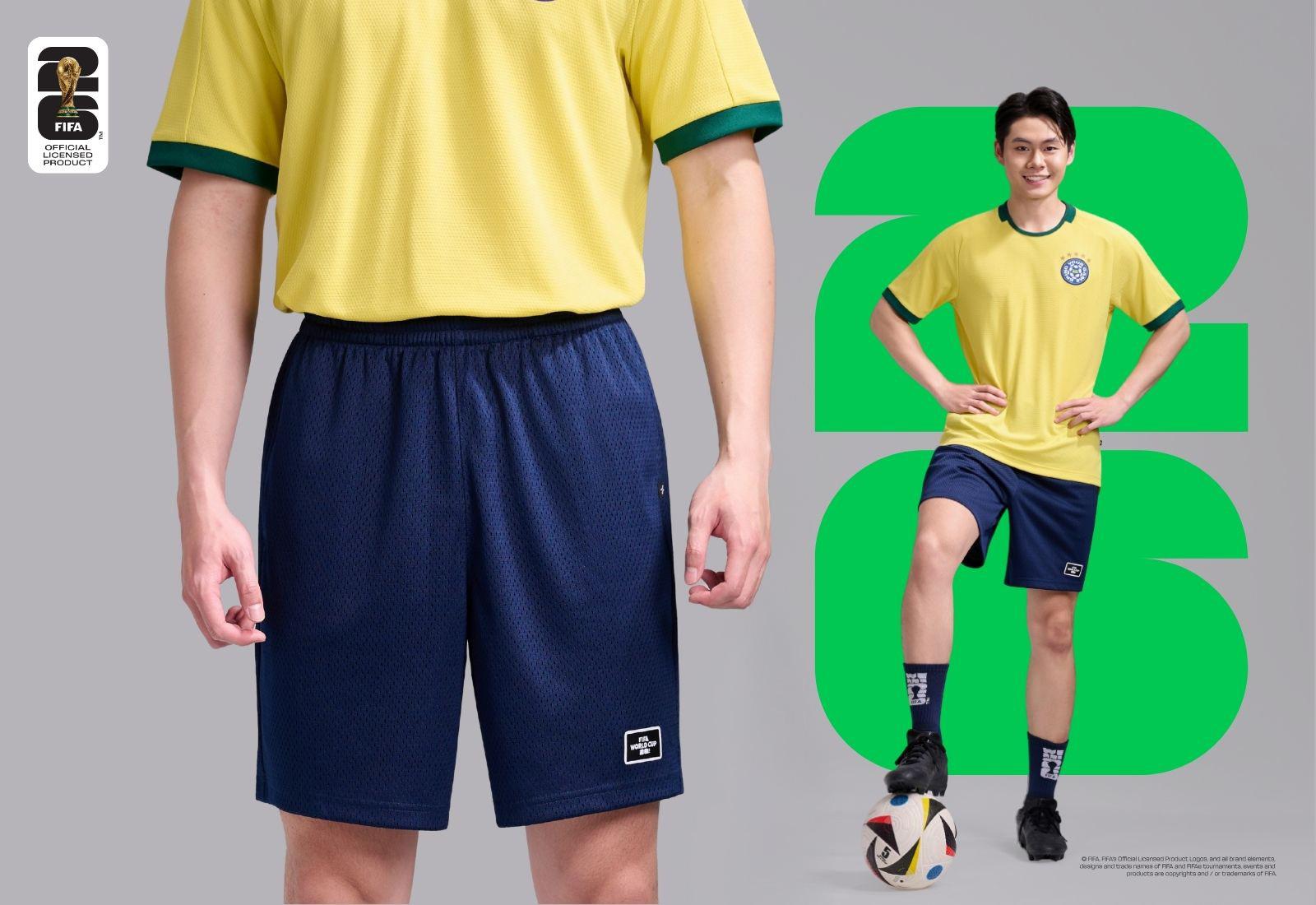 Quần shorts nam Exdry Peformance World Cup