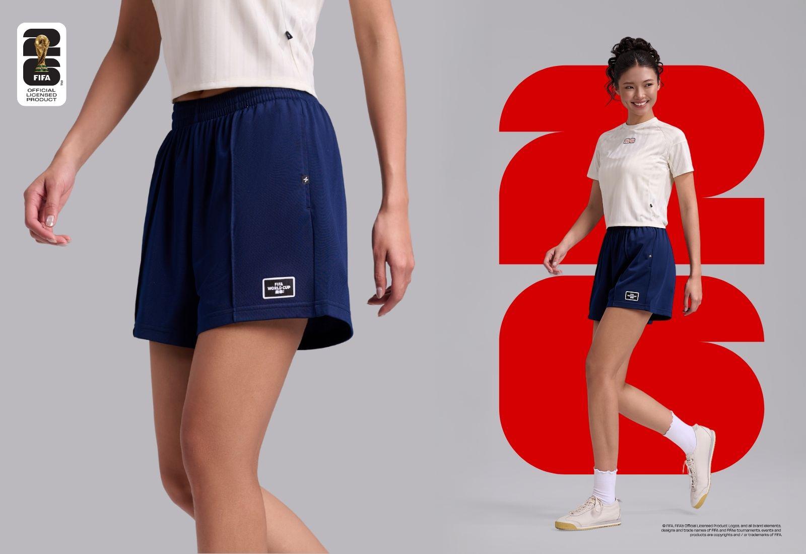 Quần shorts nữ Exdry ProActive World Cup