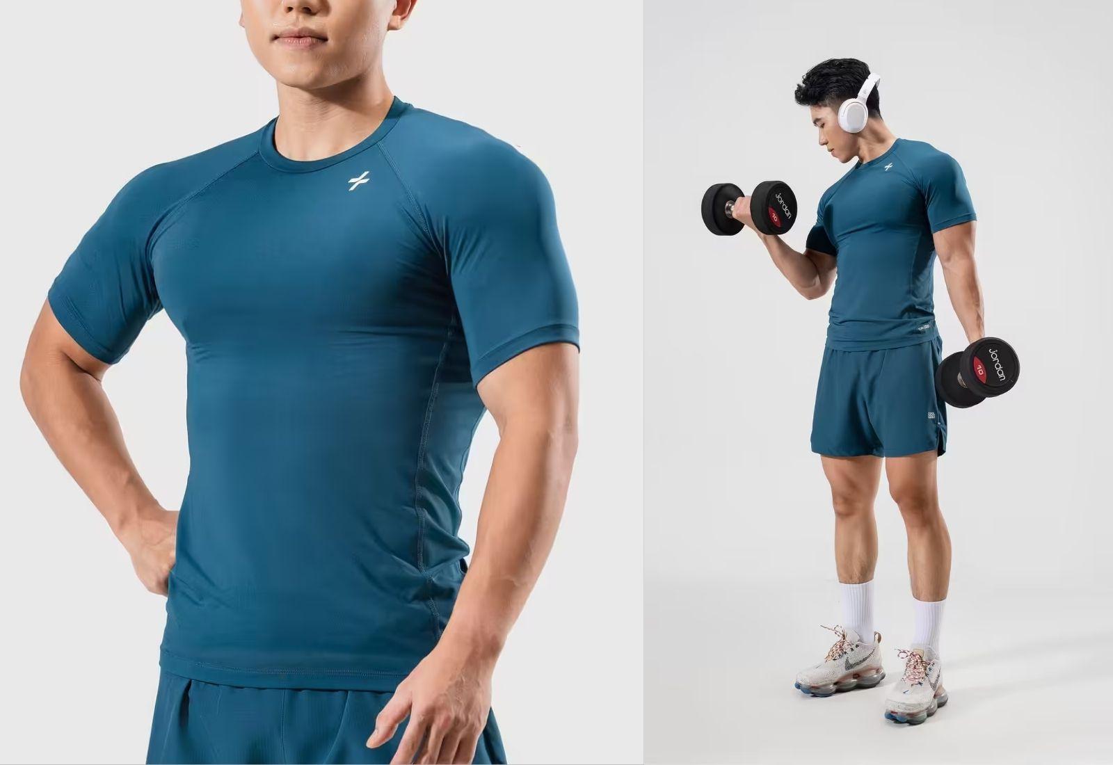 Áo Thun Gym Power dáng Tights