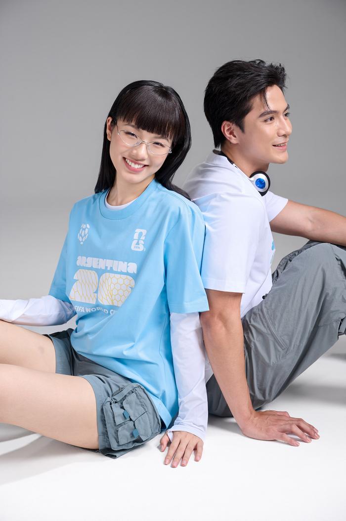 Áo Tshirt Cotton Compact World Cup Đội Tuyển Argentina - undefined