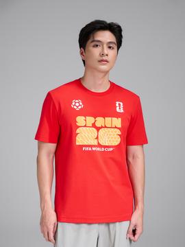 Áo Tshirt Cotton Compact World Cup Đội Tuyển Tây Ban Nha - undefined