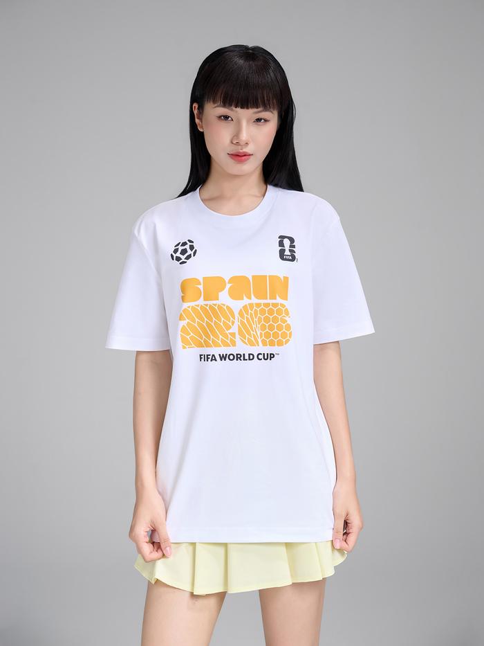 Áo Tshirt Cotton Compact World Cup Đội Tuyển Tây Ban Nha - undefined