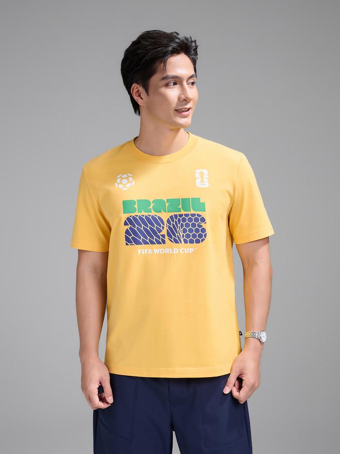 Áo Tshirt Cotton Compact World Cup Đội Tuyển Brazil - undefined