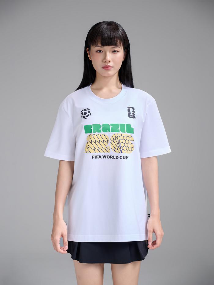 Áo Tshirt Cotton Compact World Cup Đội Tuyển Brazil - undefined