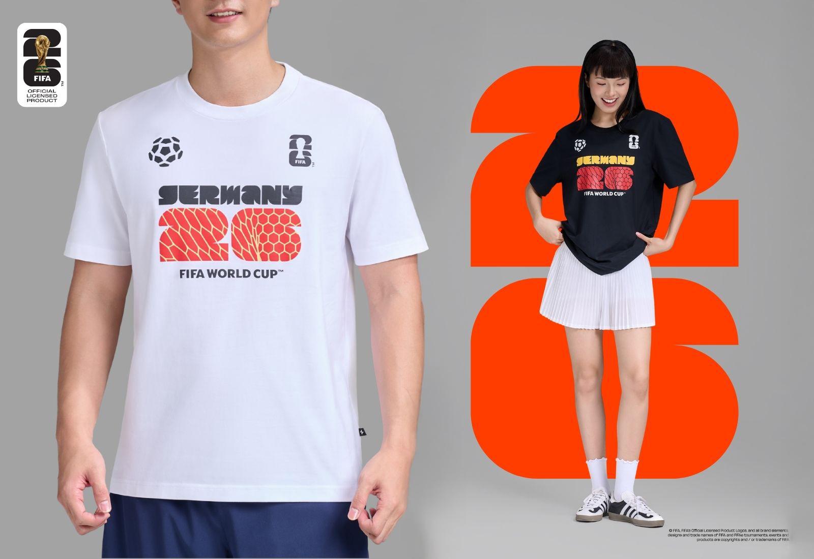 Áo Tshirt Cotton Compact World Cup Đội Tuyển Đức