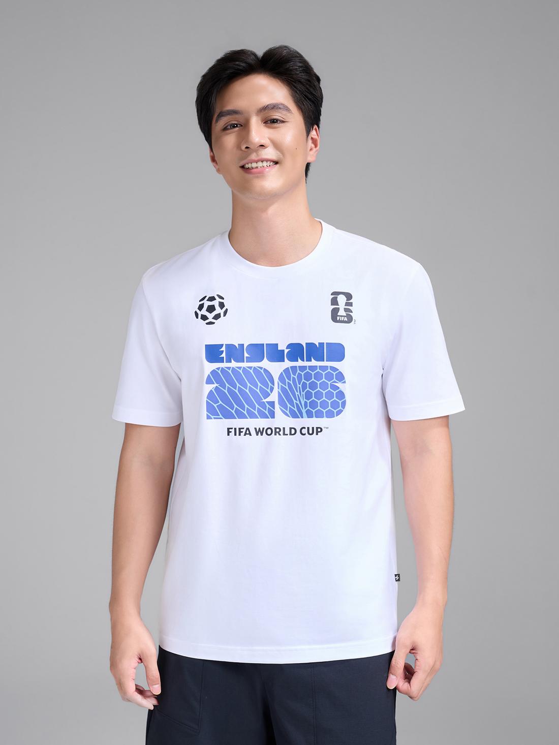 Áo Tshirt Cotton Compact World Cup Đội Tuyển Anh  - undefined