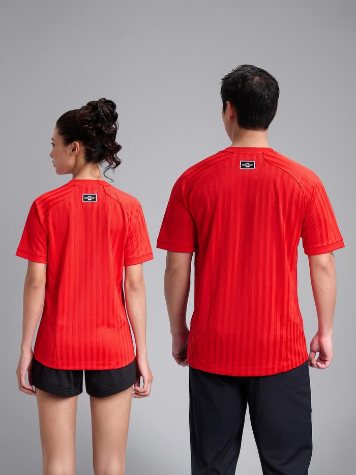 Áo thun cổ V Jacquard Exdry ProActive World Cup - undefined