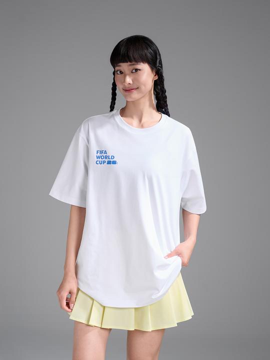 Áo Tshirt Relaxed Fit Cotton Compact World Cup Cyber 26  - undefined