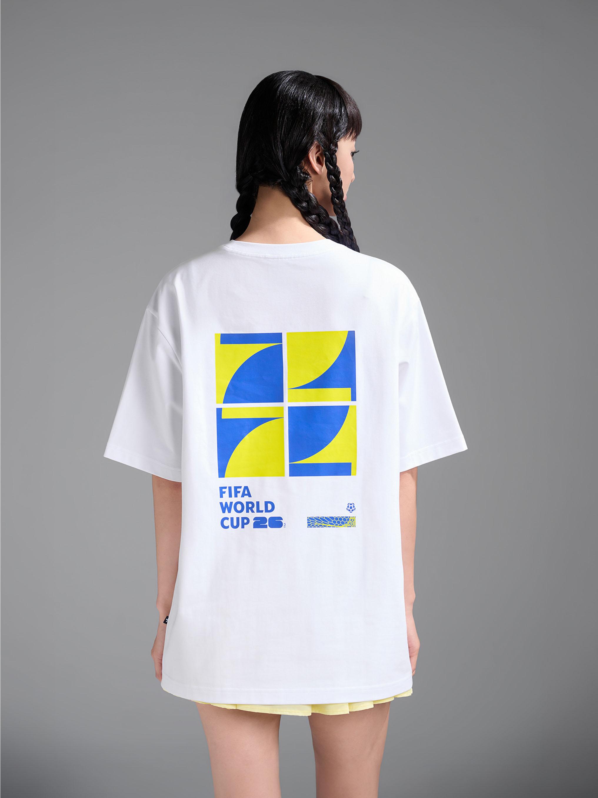 Áo Tshirt Relaxed Fit Cotton Compact World Cup Cyber 26  - undefined