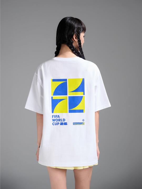 Áo Tshirt Relaxed Fit Cotton Compact World Cup Cyber 26  - undefined