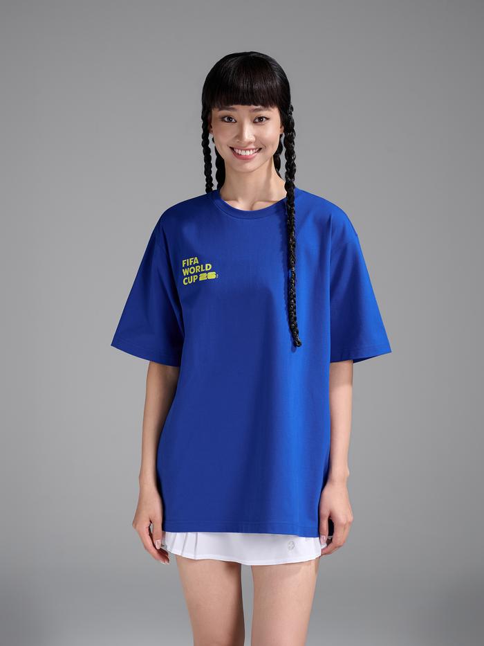 Áo Tshirt Relaxed Fit Cotton Compact World Cup Cyber 26  - undefined