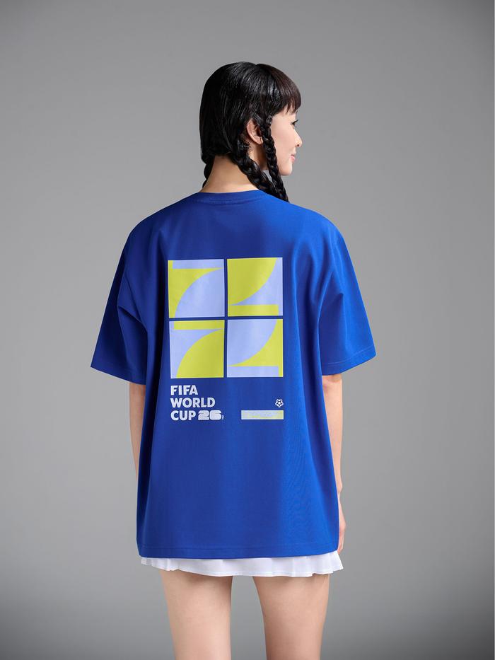 Áo Tshirt Relaxed Fit Cotton Compact World Cup Cyber 26  - undefined
