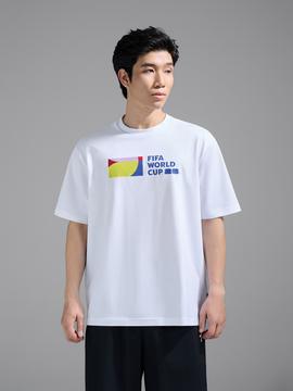 Áo Tshirt Relaxed Fit Cotton Compact World Cup Unity Bar video thumbnail