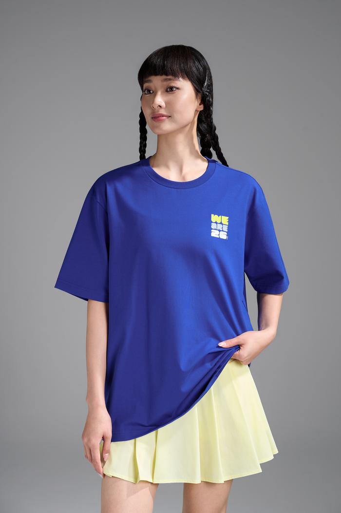 Áo Tshirt Relaxed Fit Cotton Compact World Cup Neon 26 - undefined