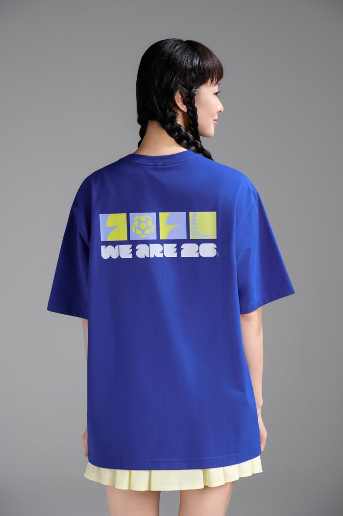 Áo Tshirt Relaxed Fit Cotton Compact World Cup Neon 26 - undefined