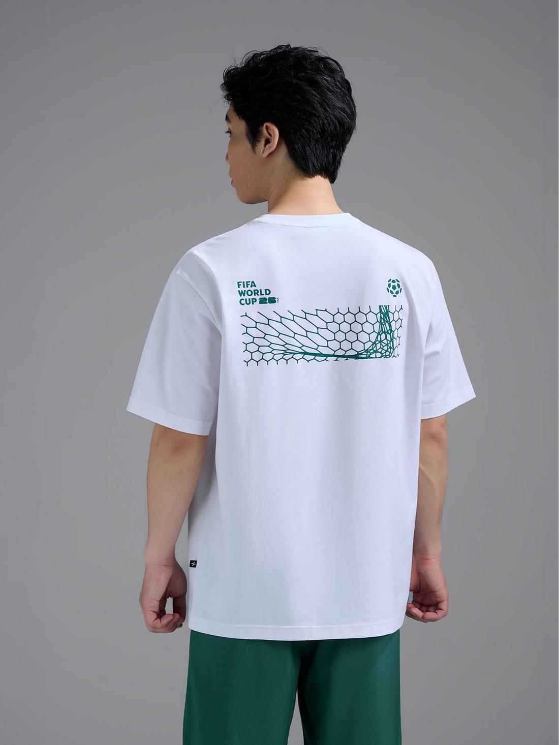 Áo Tshirt Relaxed Fit Cotton Compact World Cup The Goal Canvas - undefined