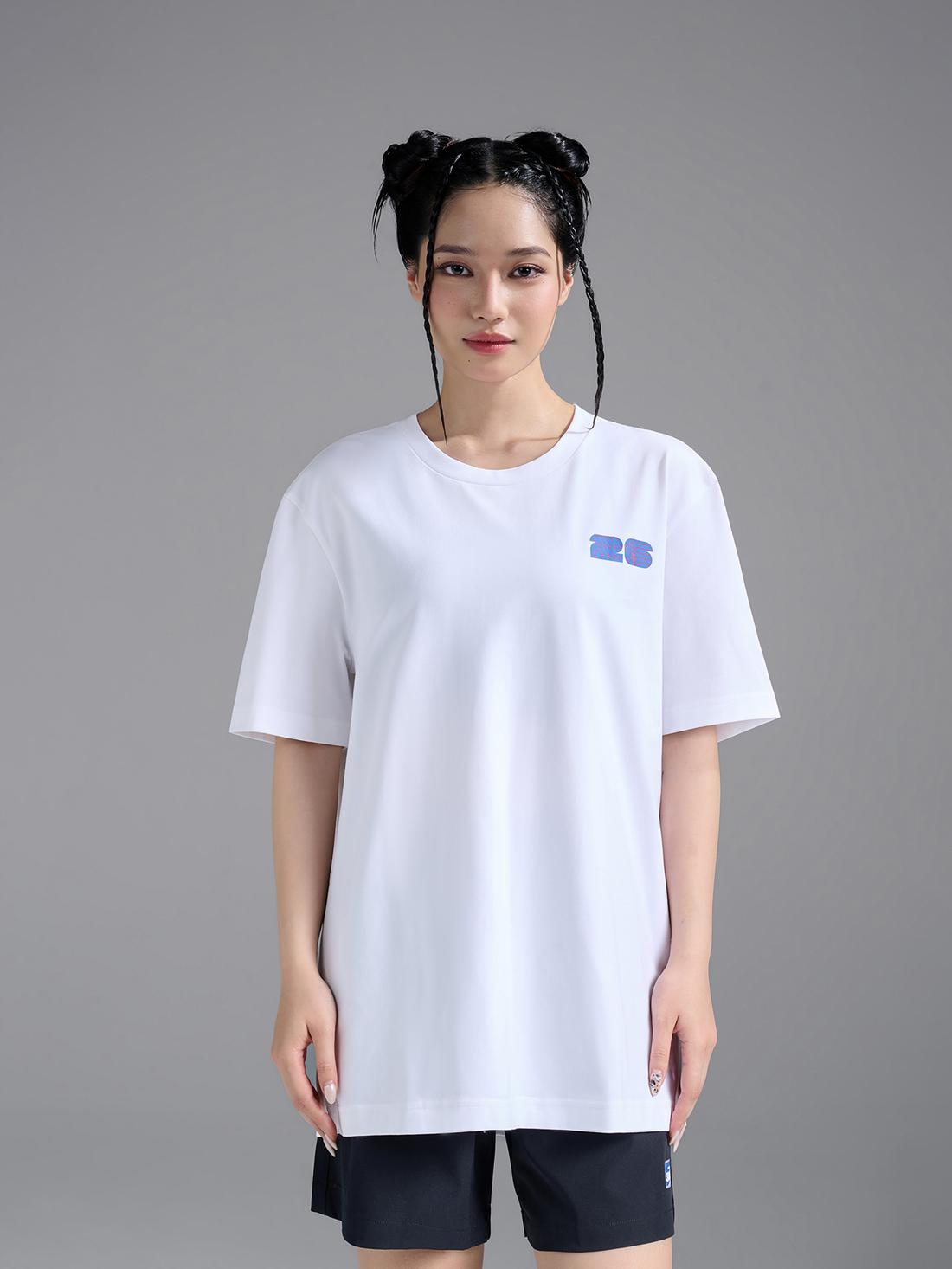 Áo Tshirt Cotton Compact World Cup Blue Matrix - undefined