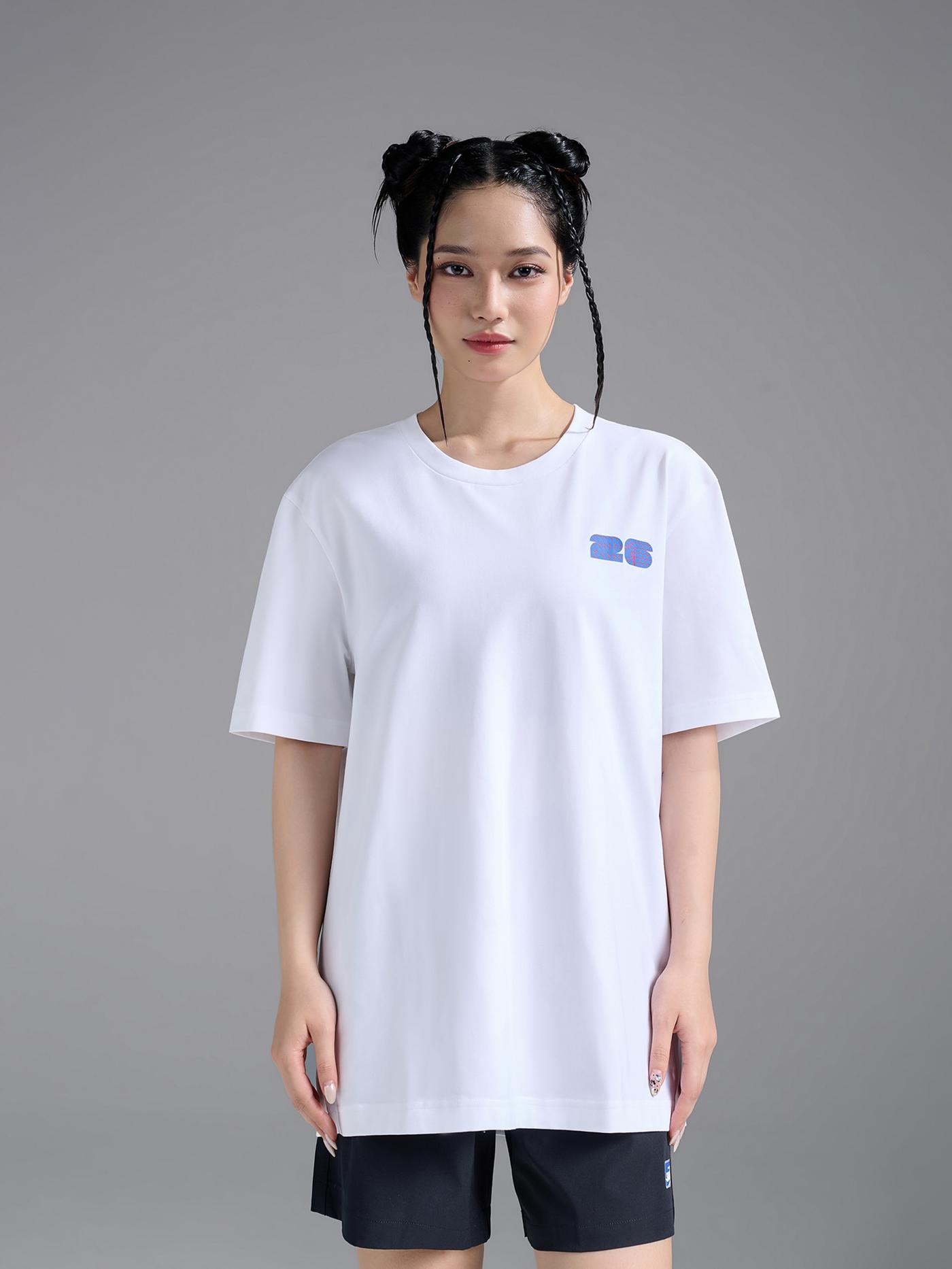 Áo Tshirt Cotton Compact World Cup Blue Matrix - undefined