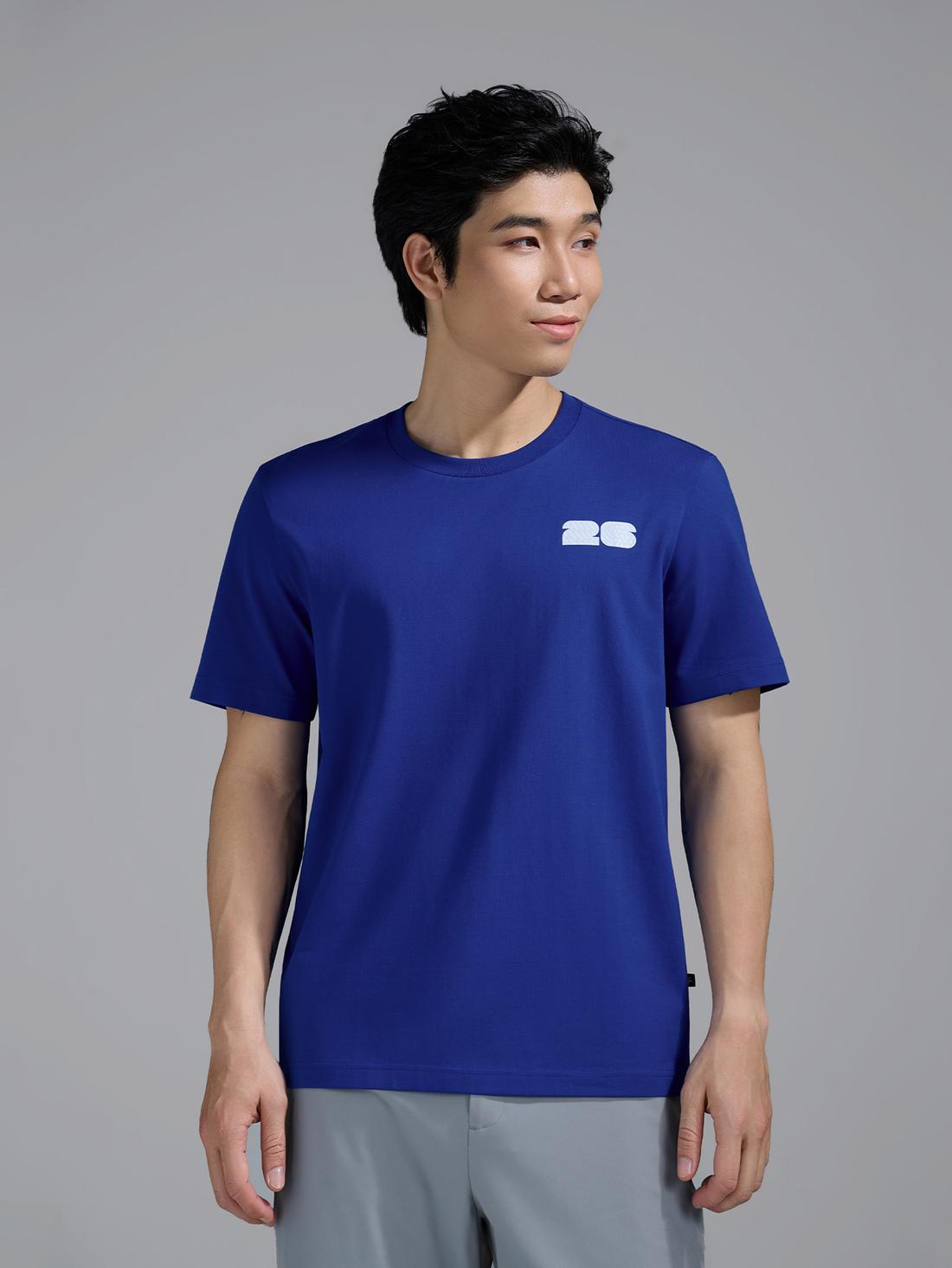 Áo Tshirt Cotton Compact World Cup Blue Matrix - undefined