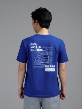 Áo Tshirt Cotton Compact World Cup Blue Matrix - undefined