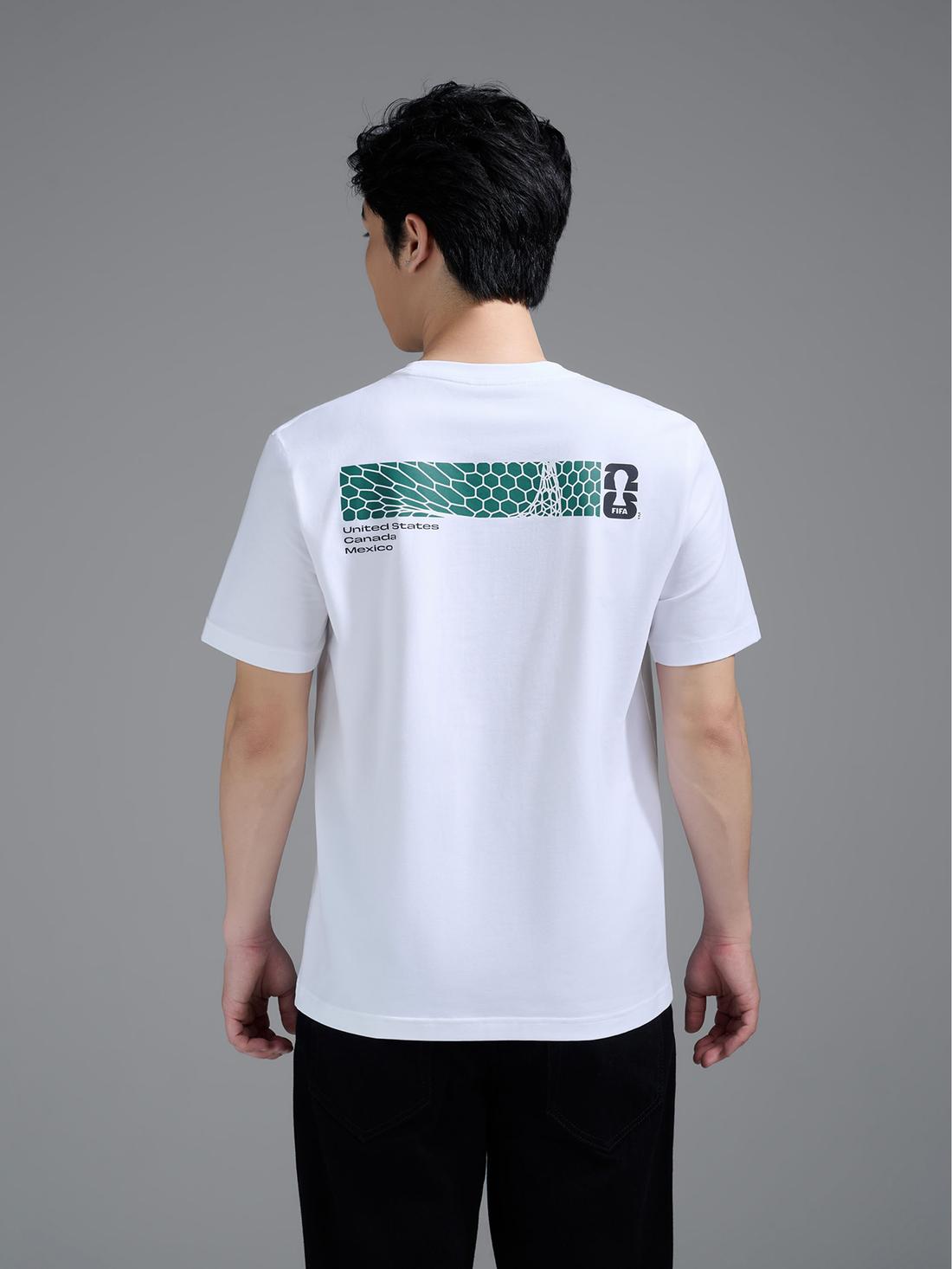 Áo Tshirt Cotton Compact World Cup Net Emblem - undefined