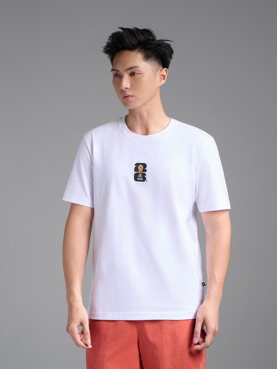 Áo Tshirt Cotton Compact World Cup One Goal One World - undefined