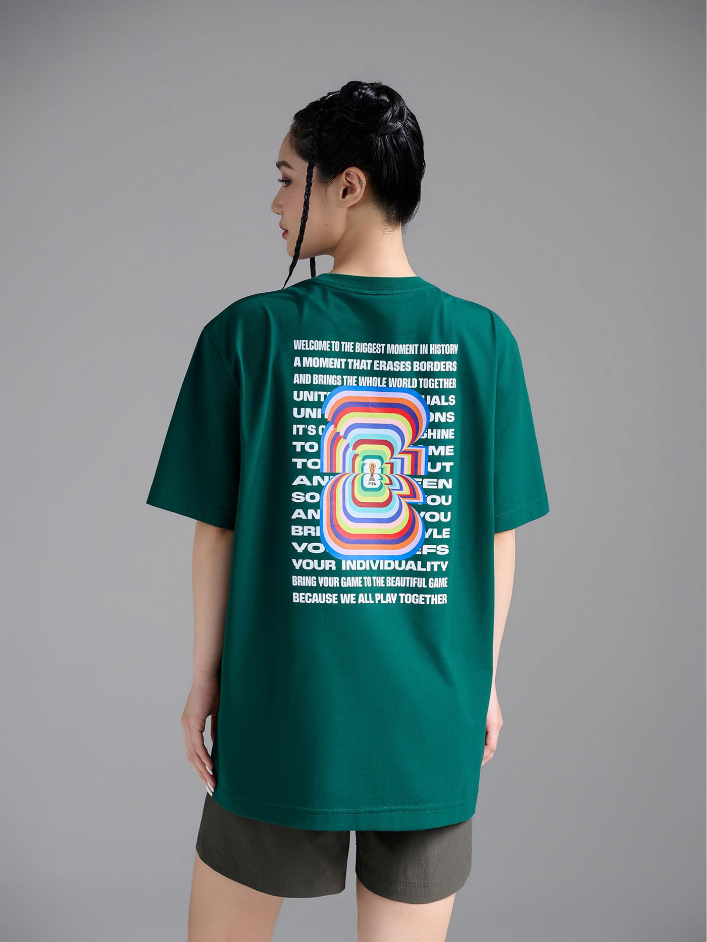 Áo Tshirt Cotton Compact World Cup Unity - undefined