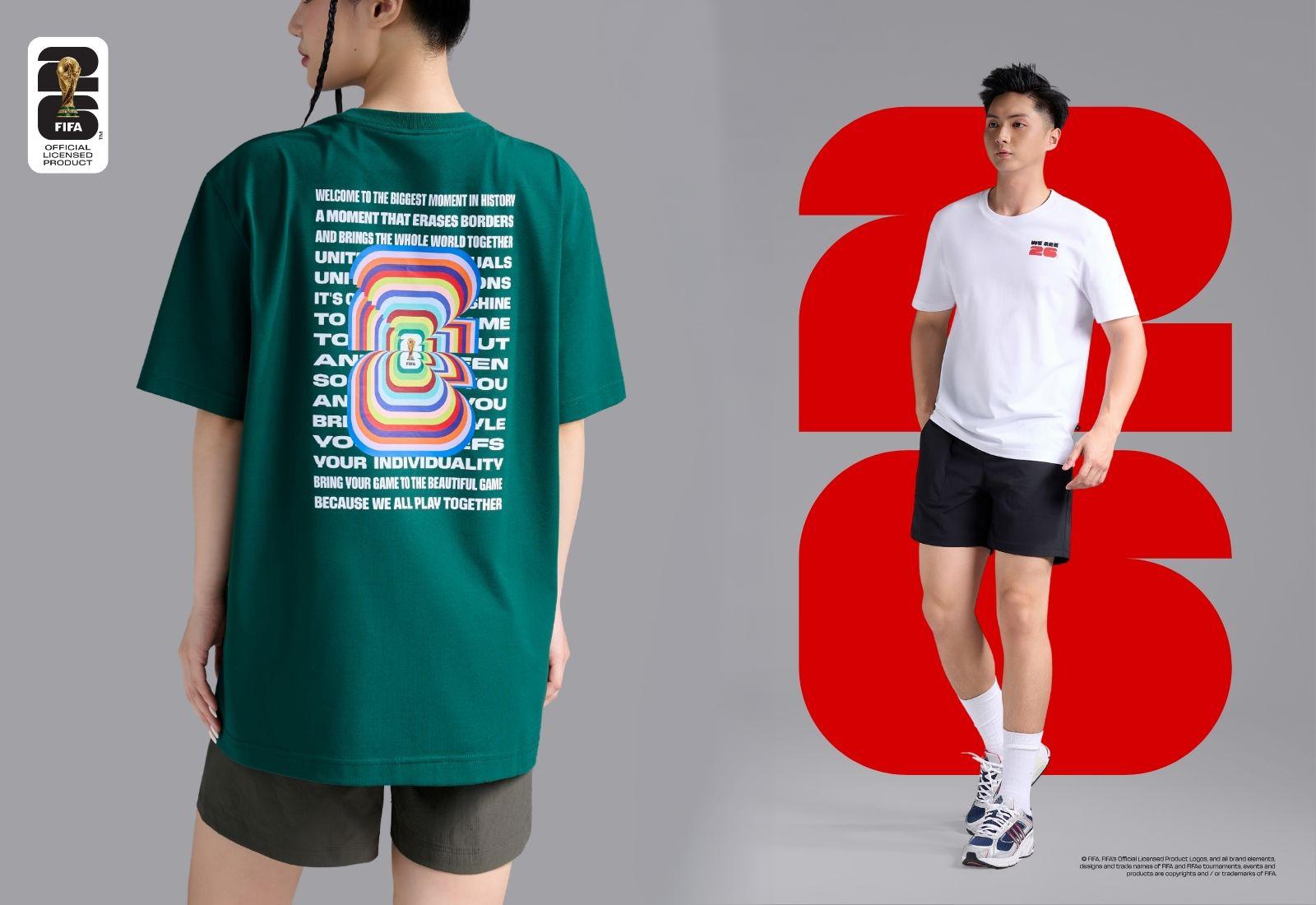 Áo Tshirt Cotton Compact World Cup Unity