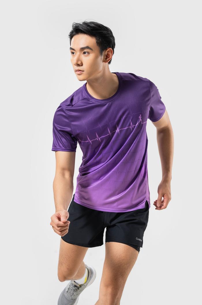 Áo Thun Chạy Bộ Graphic Heartbeat - undefined